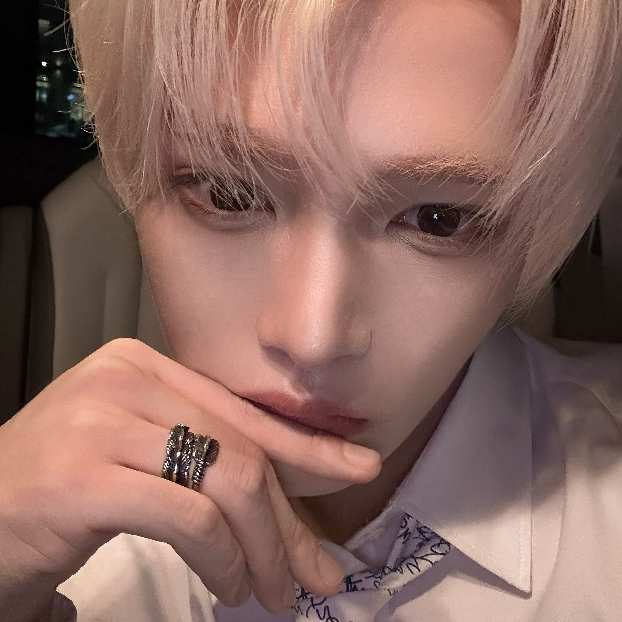 A moment captured by Jang Haneum's fan