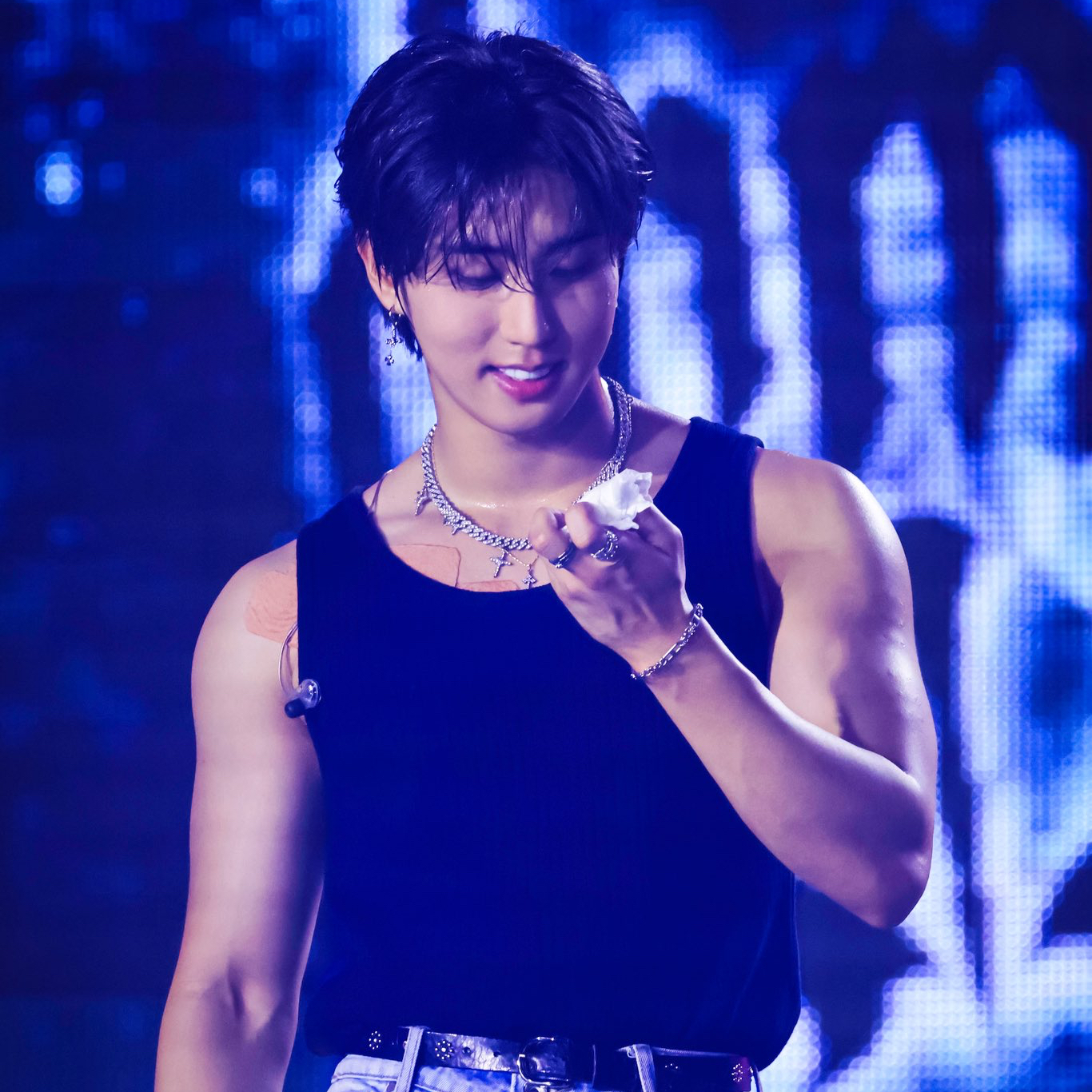 A moment captured by HAN (Stray Kids)'s fan