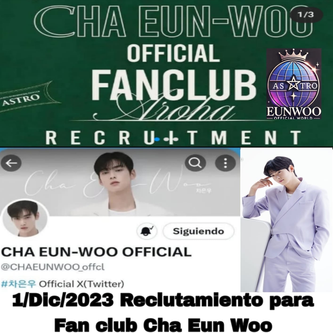 A moment captured by Eunwoo (ASTRO)'s fan