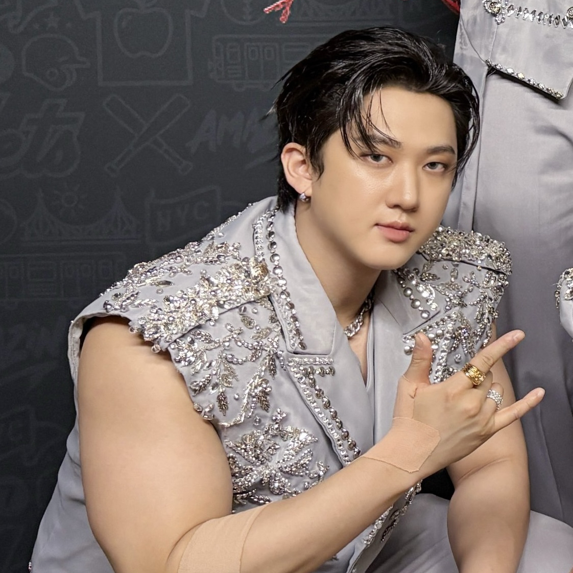 Recent activity shot of Changbin (Stray Kids)