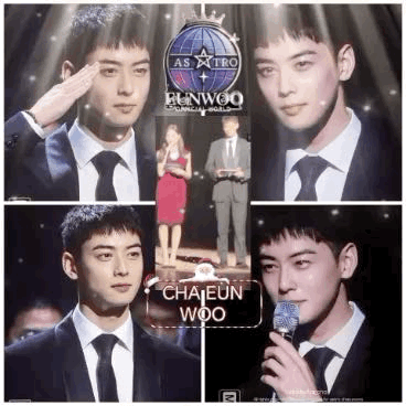 Recent activity shot of Eunwoo (ASTRO)