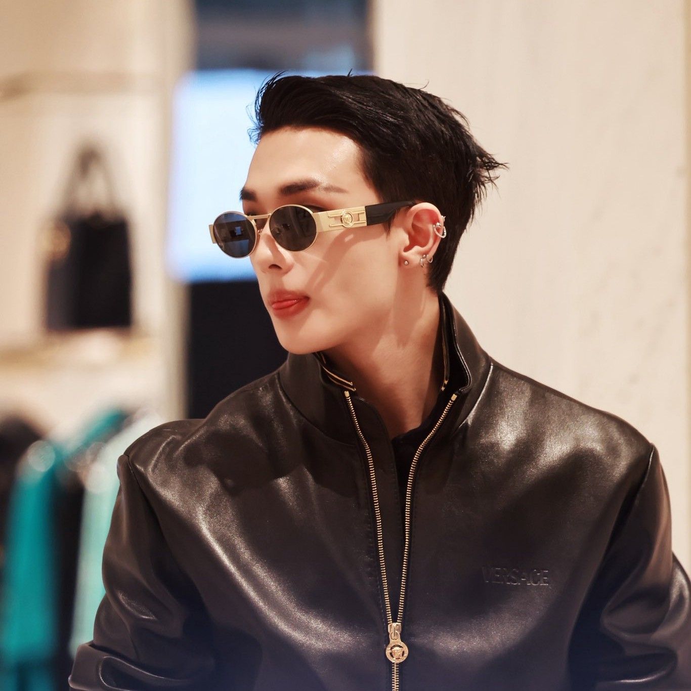 A moment captured by Hyunjin (Stray Kids)'s fan