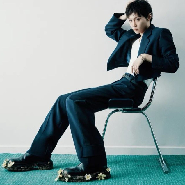 A moment captured by Felix (Stray Kids)'s fan