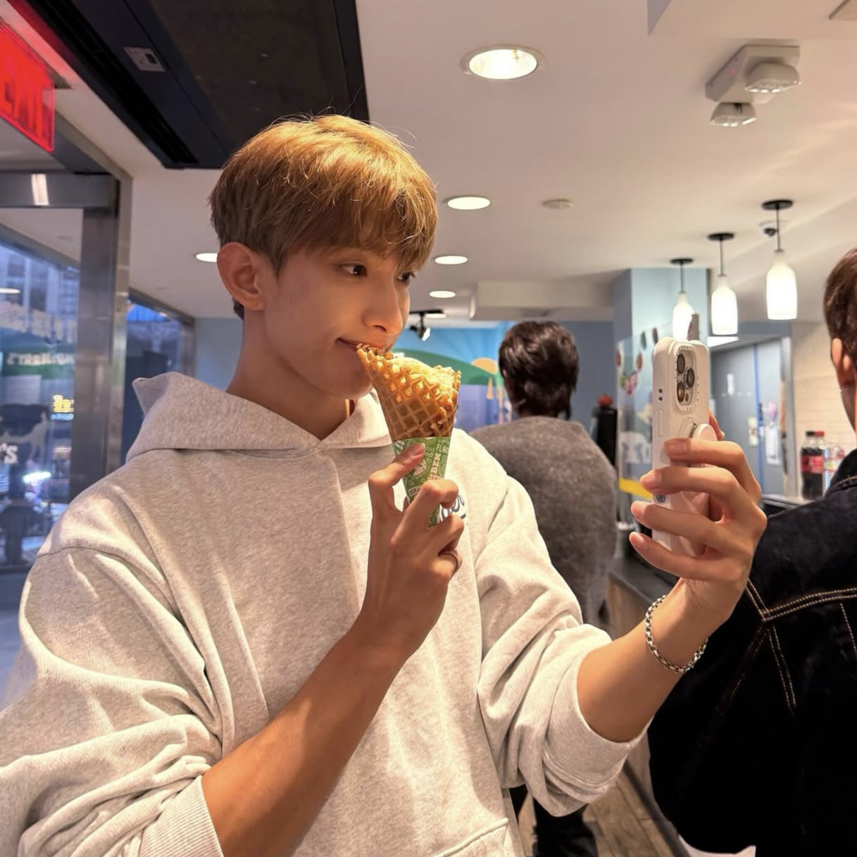 Recent activity shot of DK (SEVENTEEN)