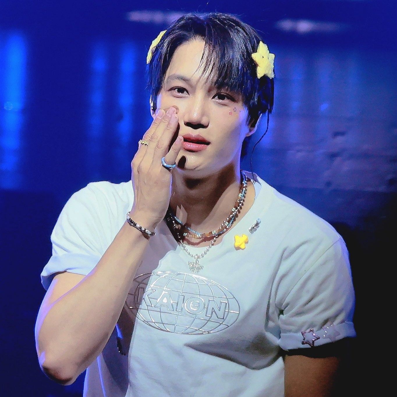 Recent activity shot of Kai (EXO)