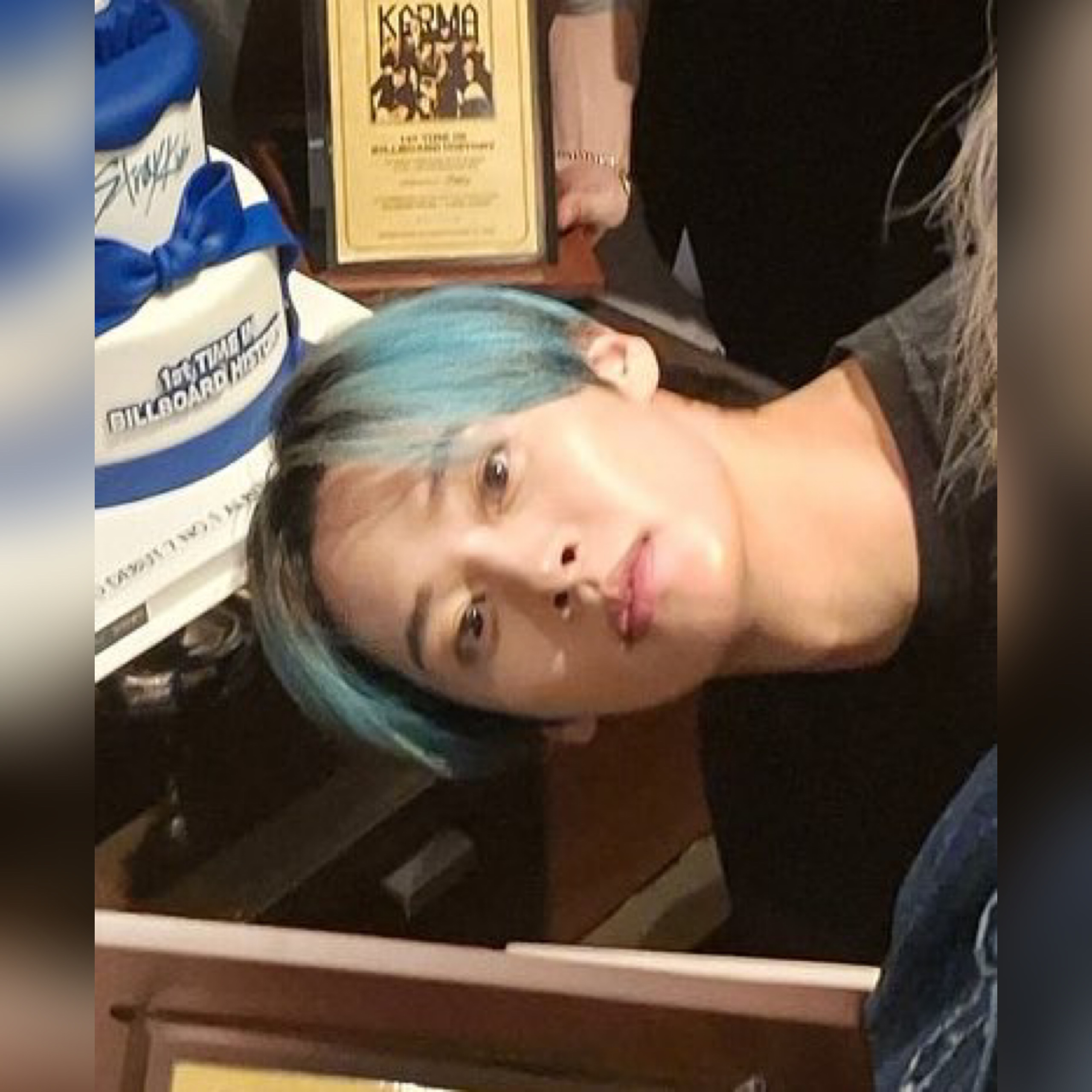 Recent activity shot of Lee Know (Stray Kids)