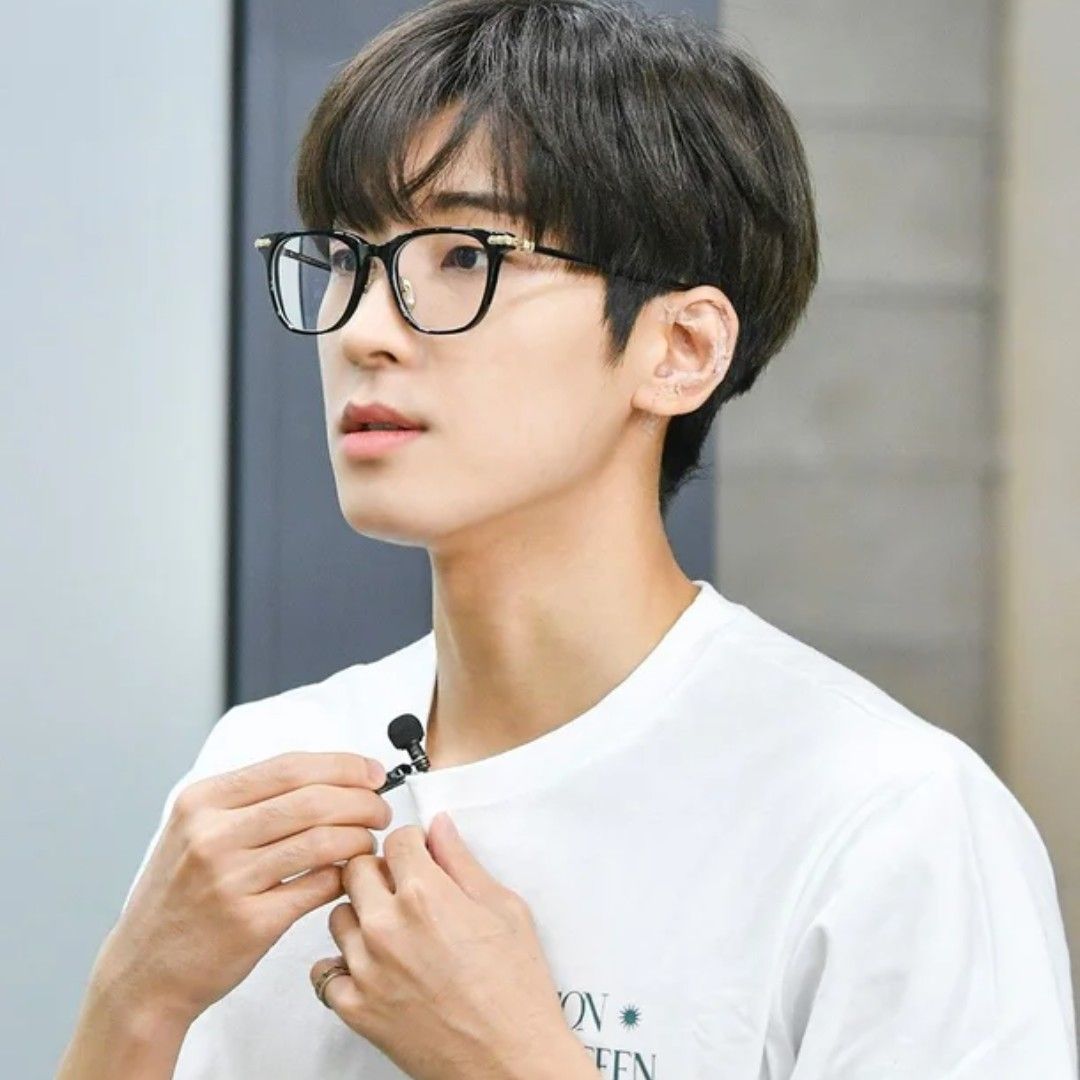A moment captured by Wonwoo (SEVENTEEN)'s fan