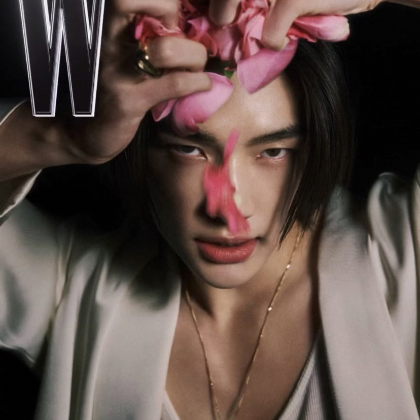 A moment captured by Stray Kids's fan