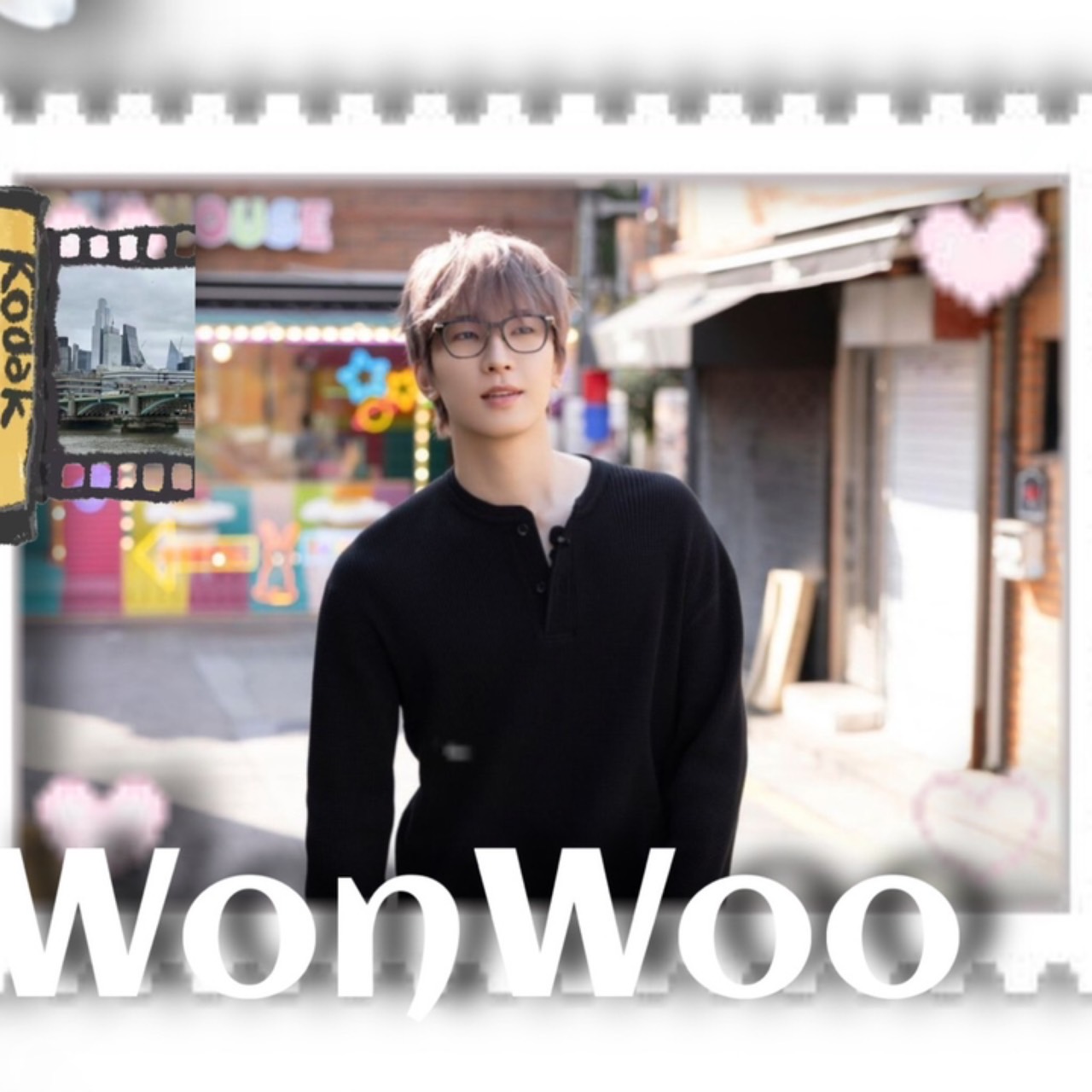 A moment captured by Wonwoo (SEVENTEEN)'s fan