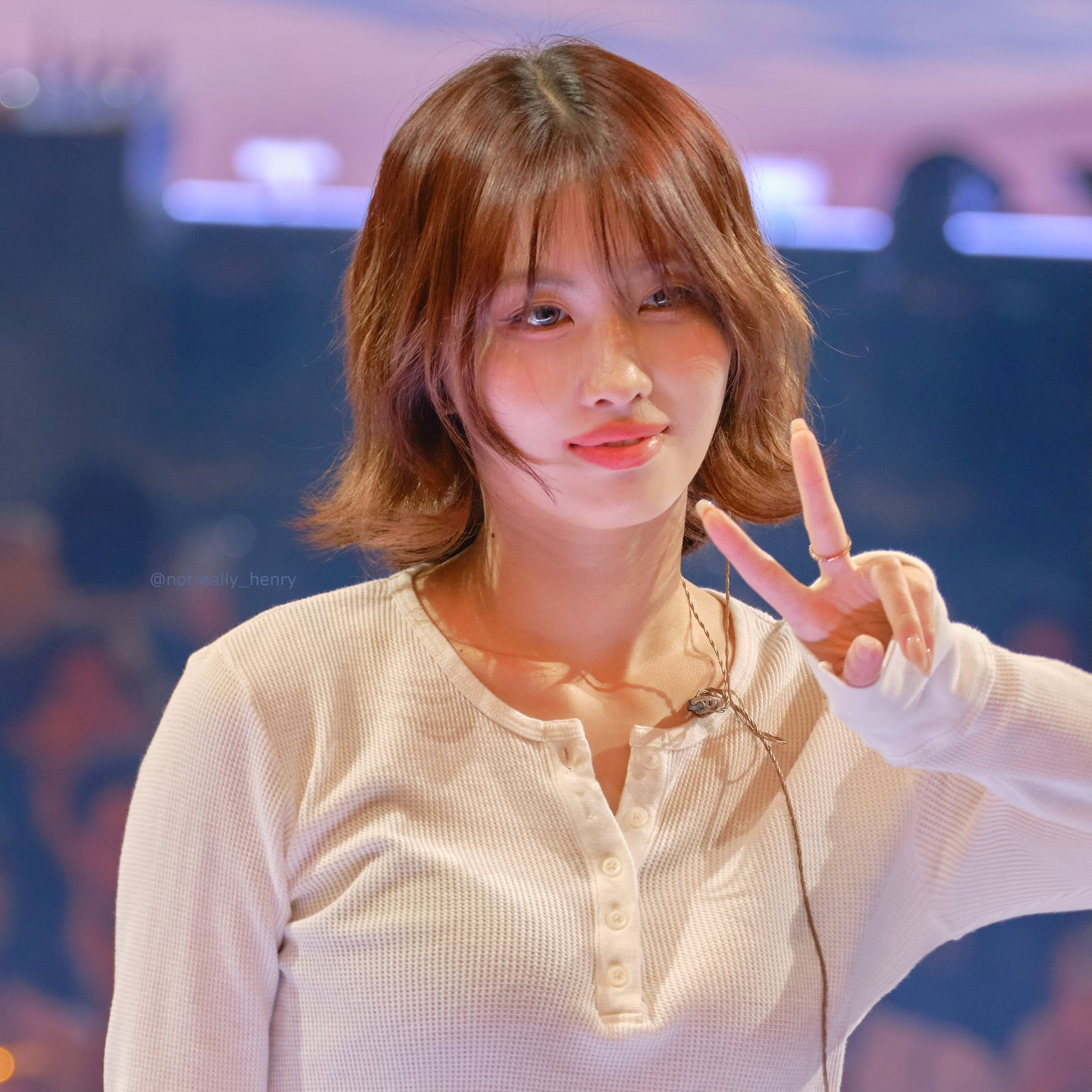 Recent activity shot of Momo (TWICE)