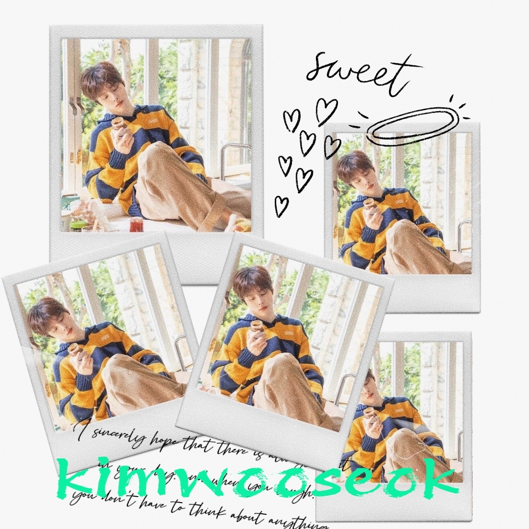 A moment captured by Kim Wooseok's fan