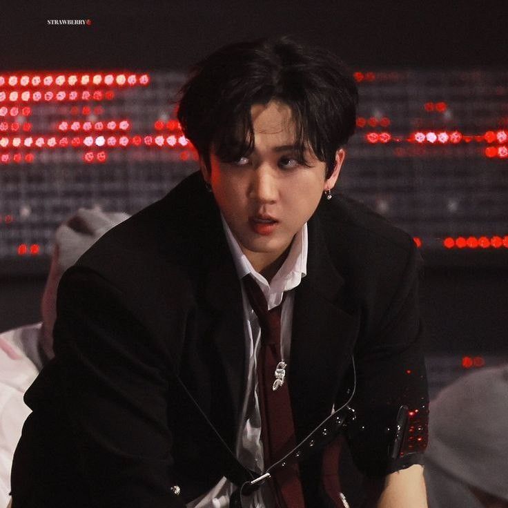 Recent activity shot of Changbin (Stray Kids)