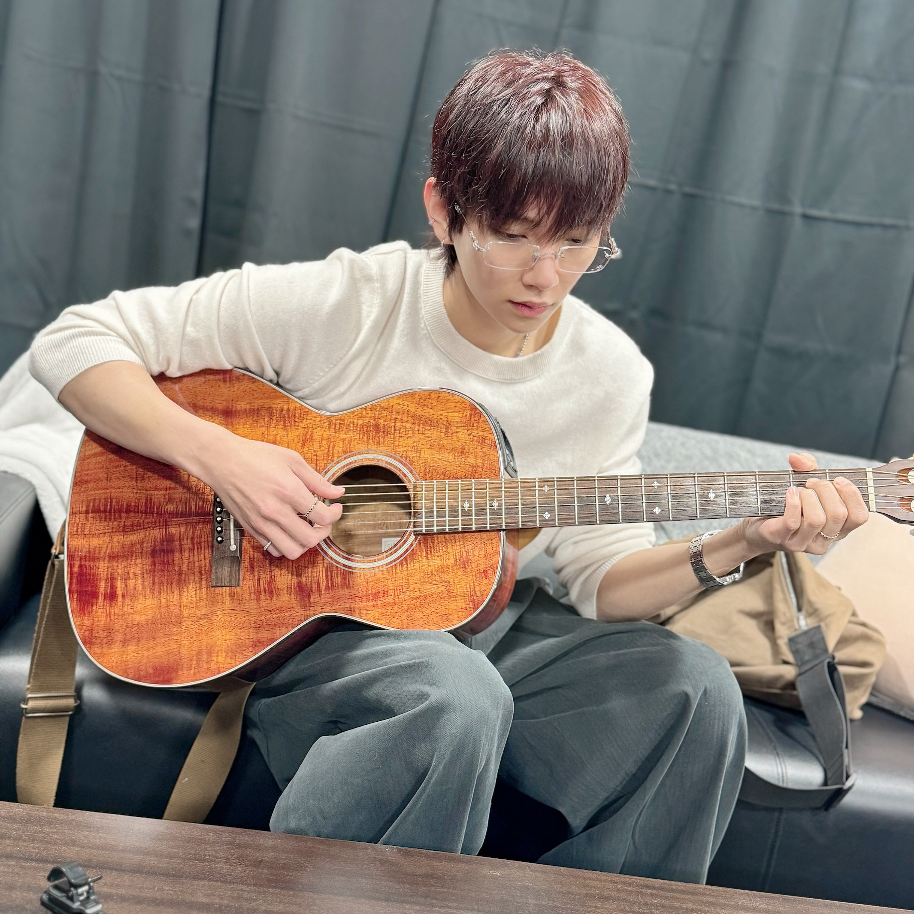 A moment captured by Joshua (SEVENTEEN)'s fan