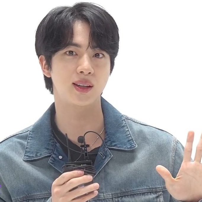 Recent activity shot of Jin (BTS)