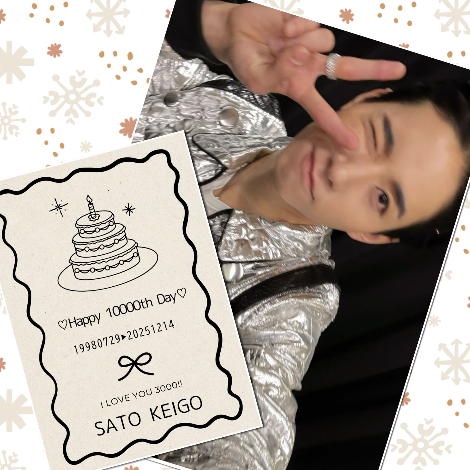 Behind-the-scenes cut of Sato Keigo (JO1)