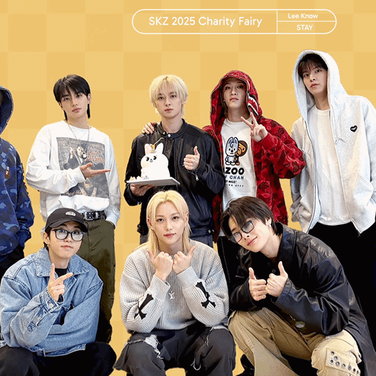 A moment captured by Stray Kids's fan