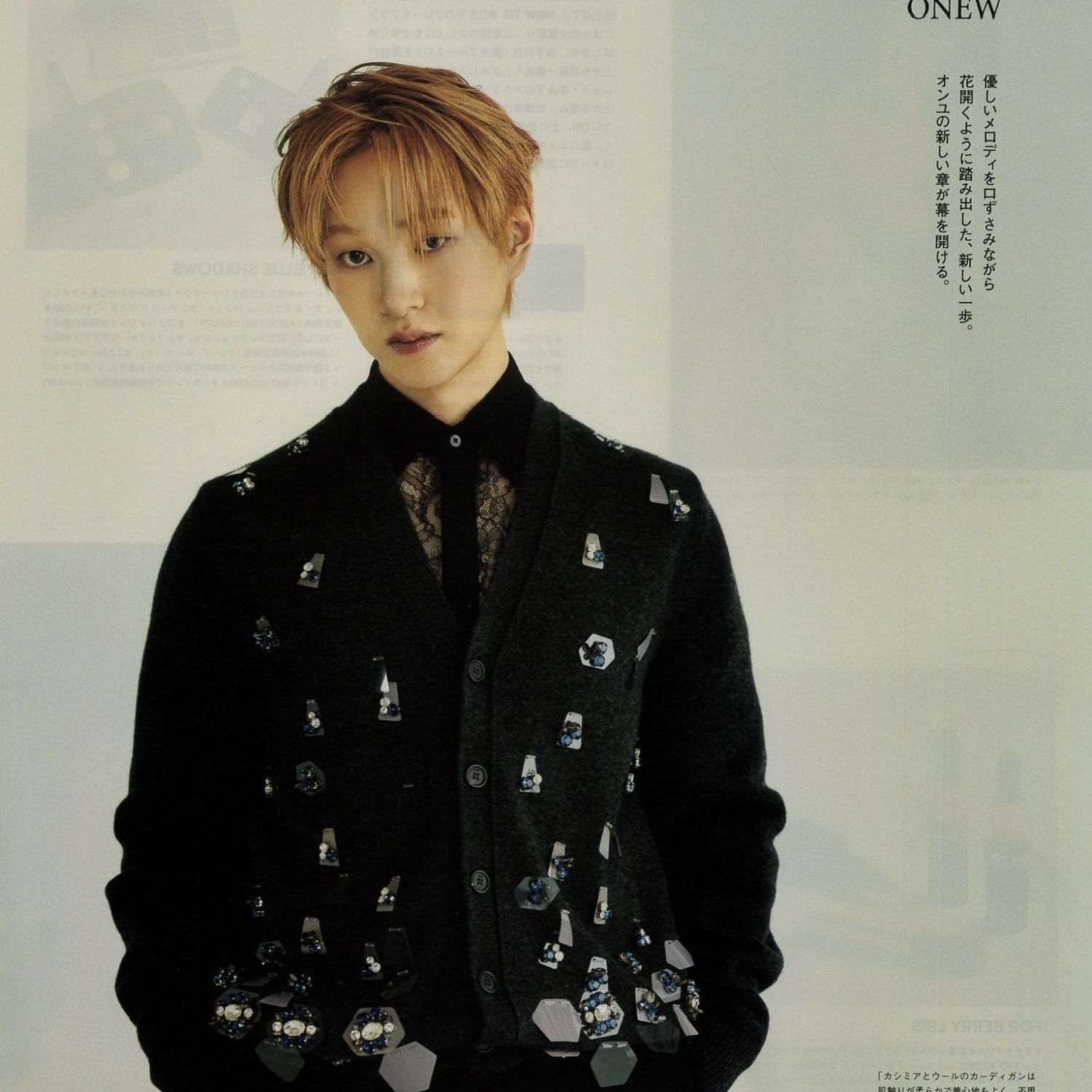 Behind-the-scenes cut of Onew (SHINee)