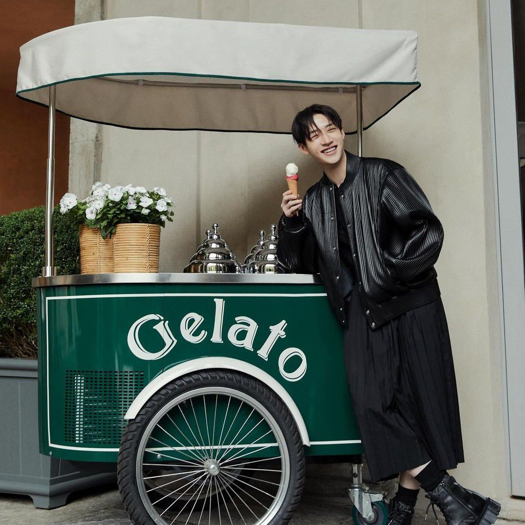 Behind-the-scenes cut of Bang Chan (Stray Kids)