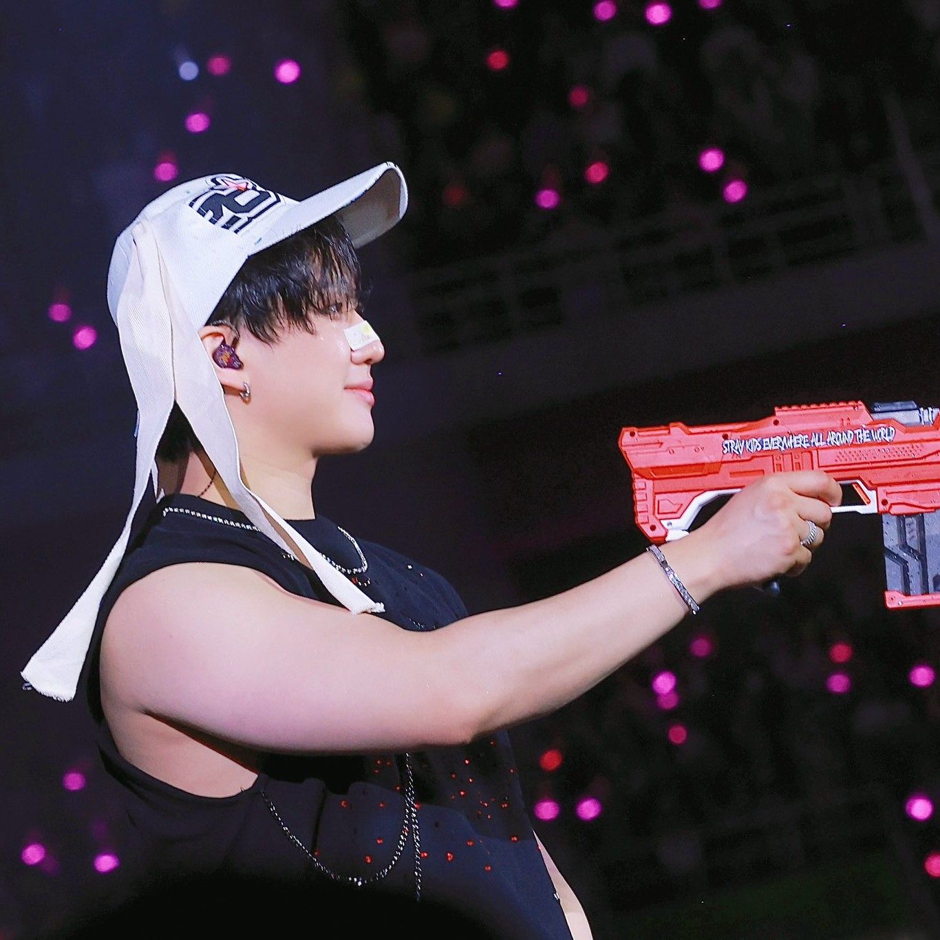 Recent activity shot of Changbin (Stray Kids)