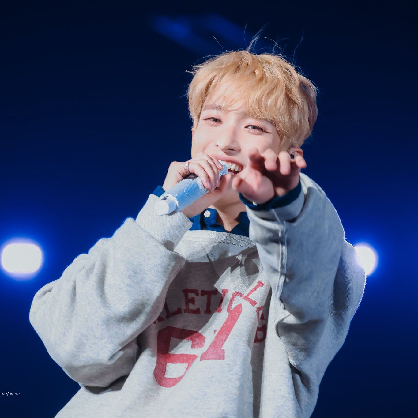 A moment captured by DK (SEVENTEEN)'s fan