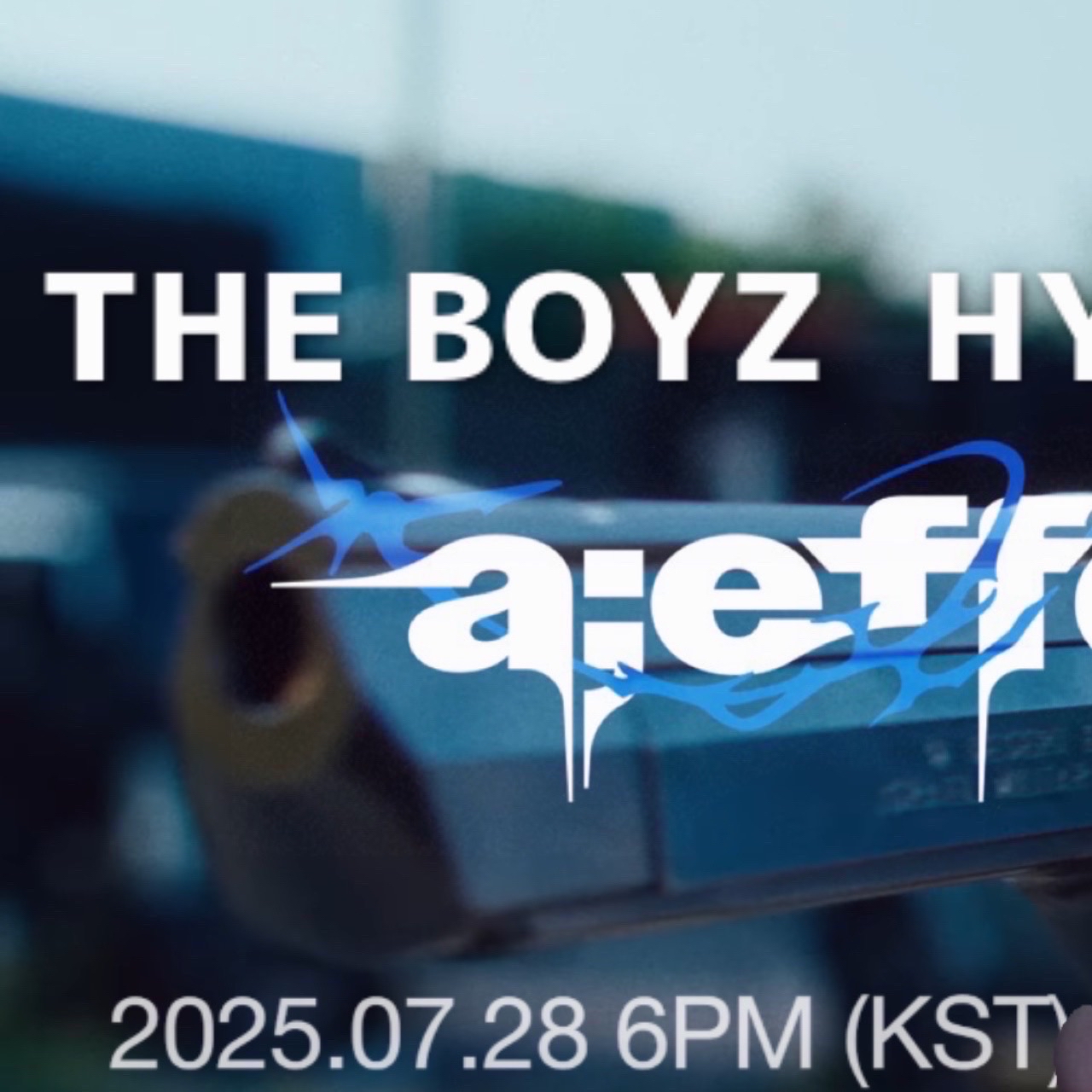 A moment captured by Hyunjae (THE BOYZ)'s fan