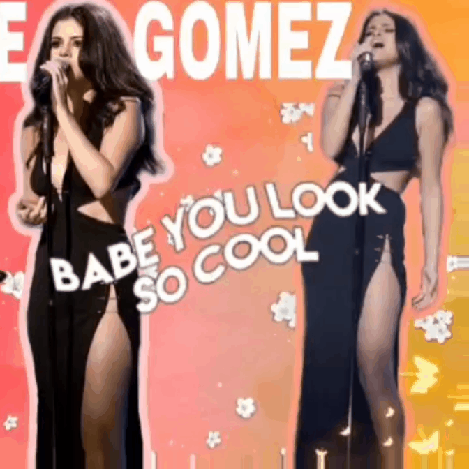 Behind-the-scenes cut of Selena Gomez