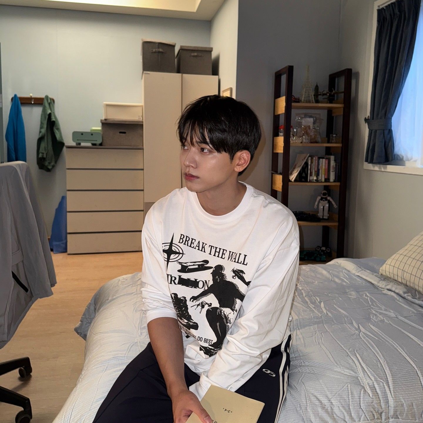 Recent activity shot of HYUK (OMEGA X)