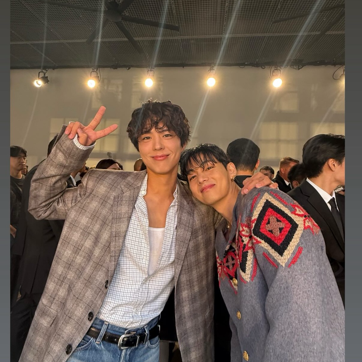 Recent activity shot of V (BTS)