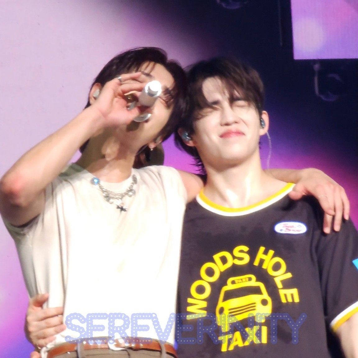A moment captured by Joshua (SEVENTEEN)'s fan