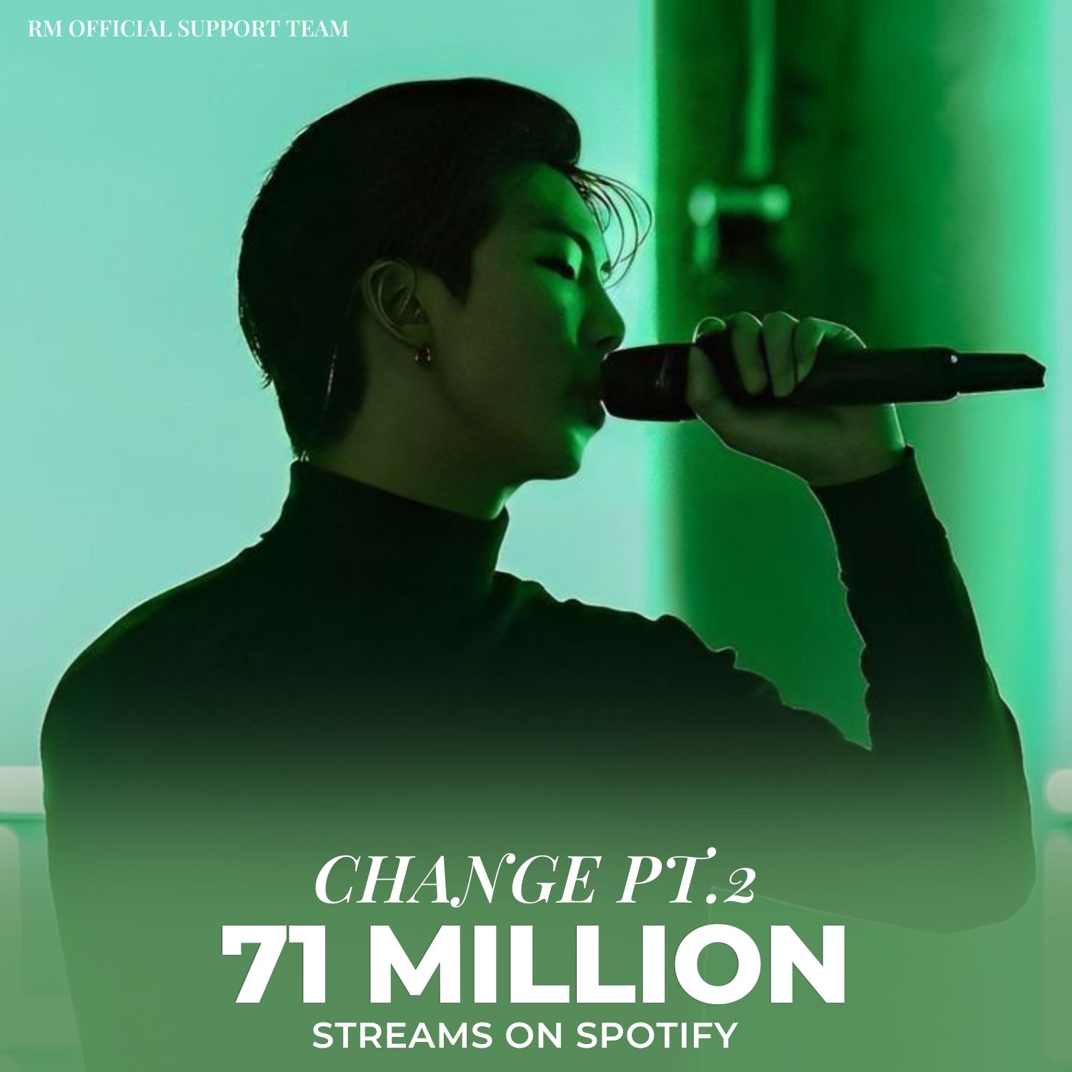 RM (BTS)の舞台裏ショット