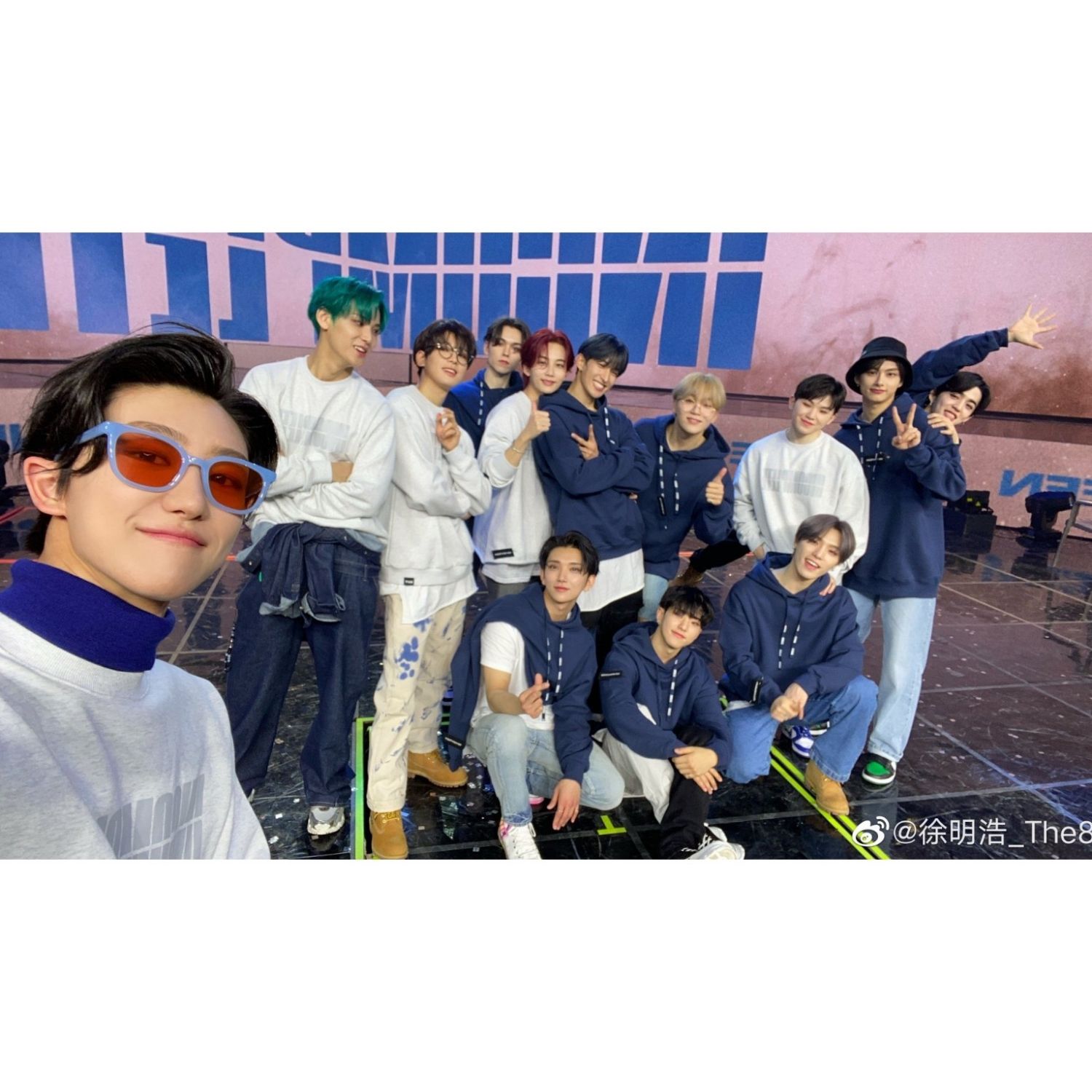A moment captured by SEVENTEEN's fan