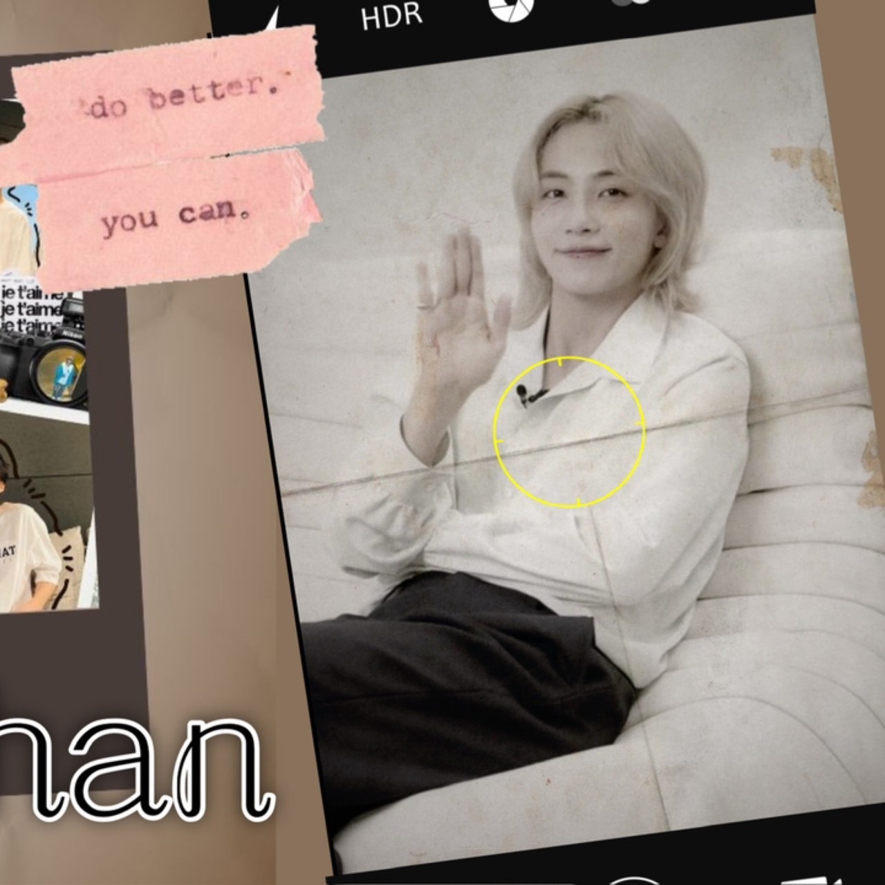 A moment captured by Jeonghan (SEVENTEEN)'s fan