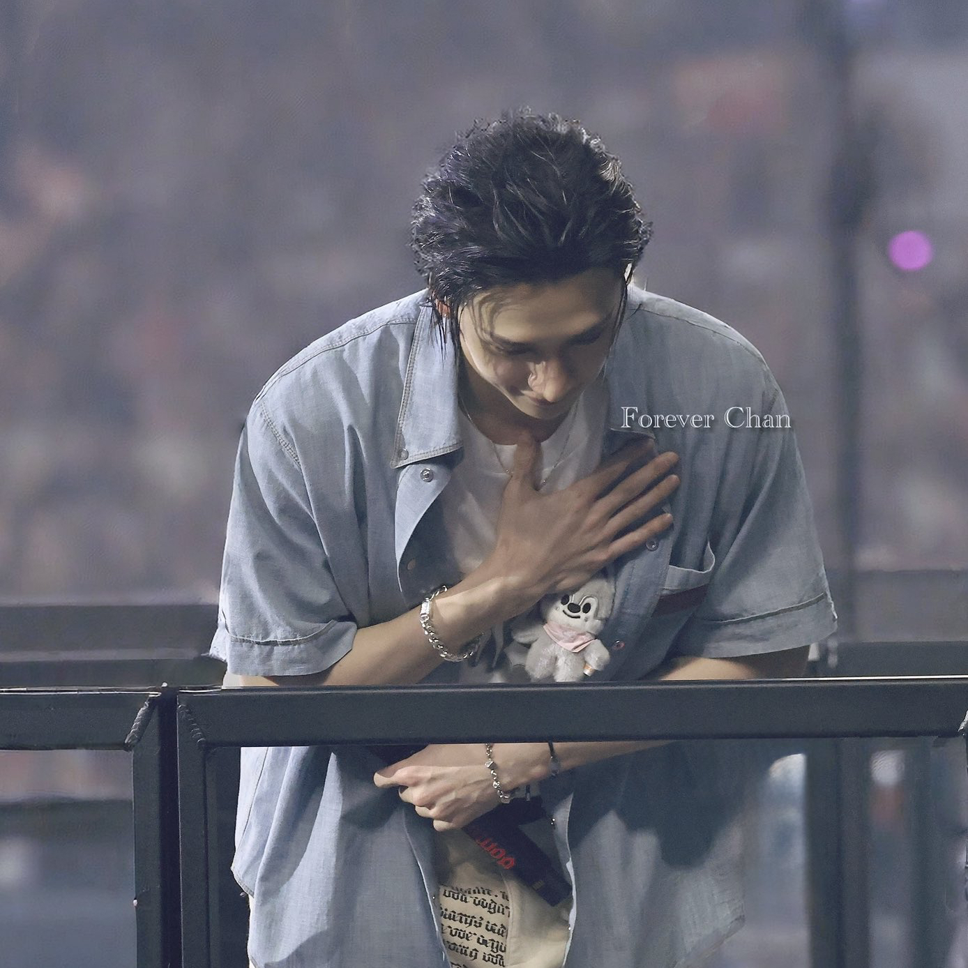 方燦 (Stray Kids)粉絲拍下的瞬間