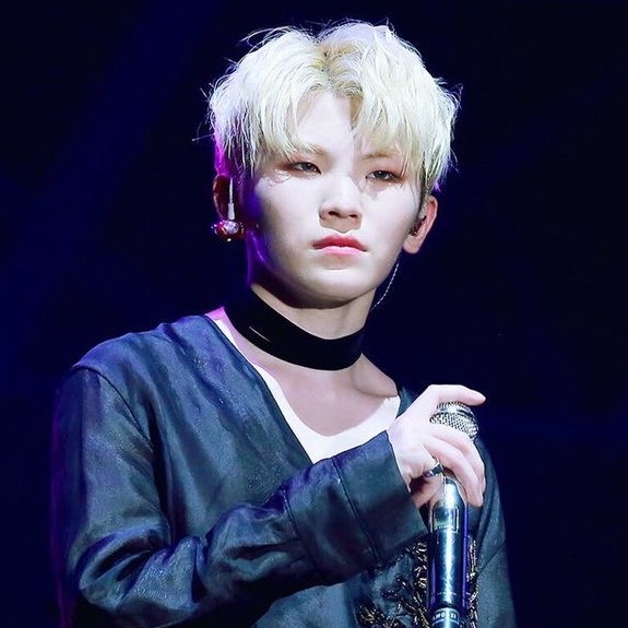 Recent activity shot of Woozi (SEVENTEEN)