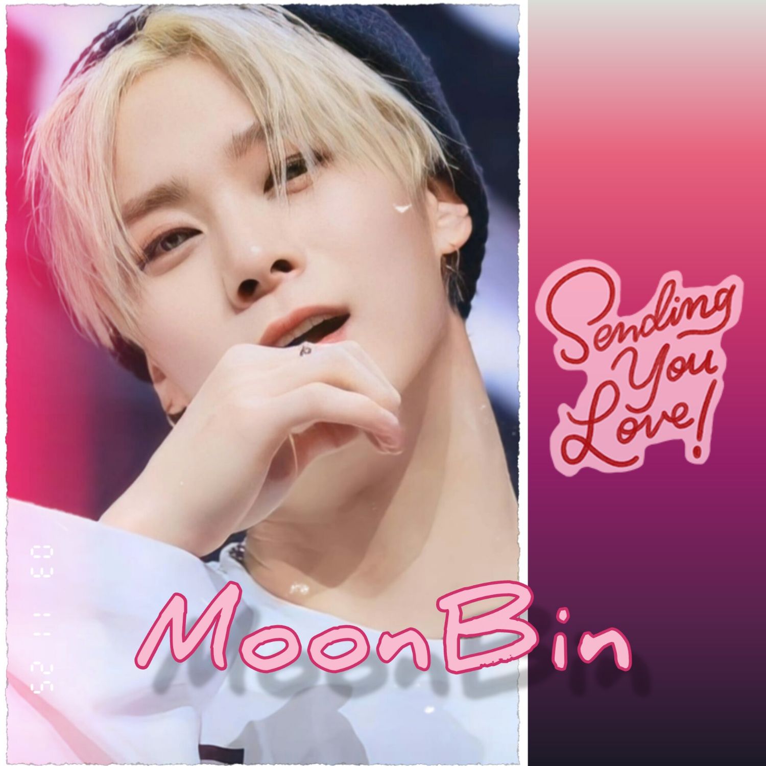 A moment captured by Moonbin (ASTRO)'s fan