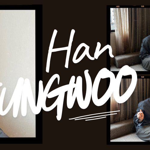 Behind-the-scenes cut of Han Seungwoo