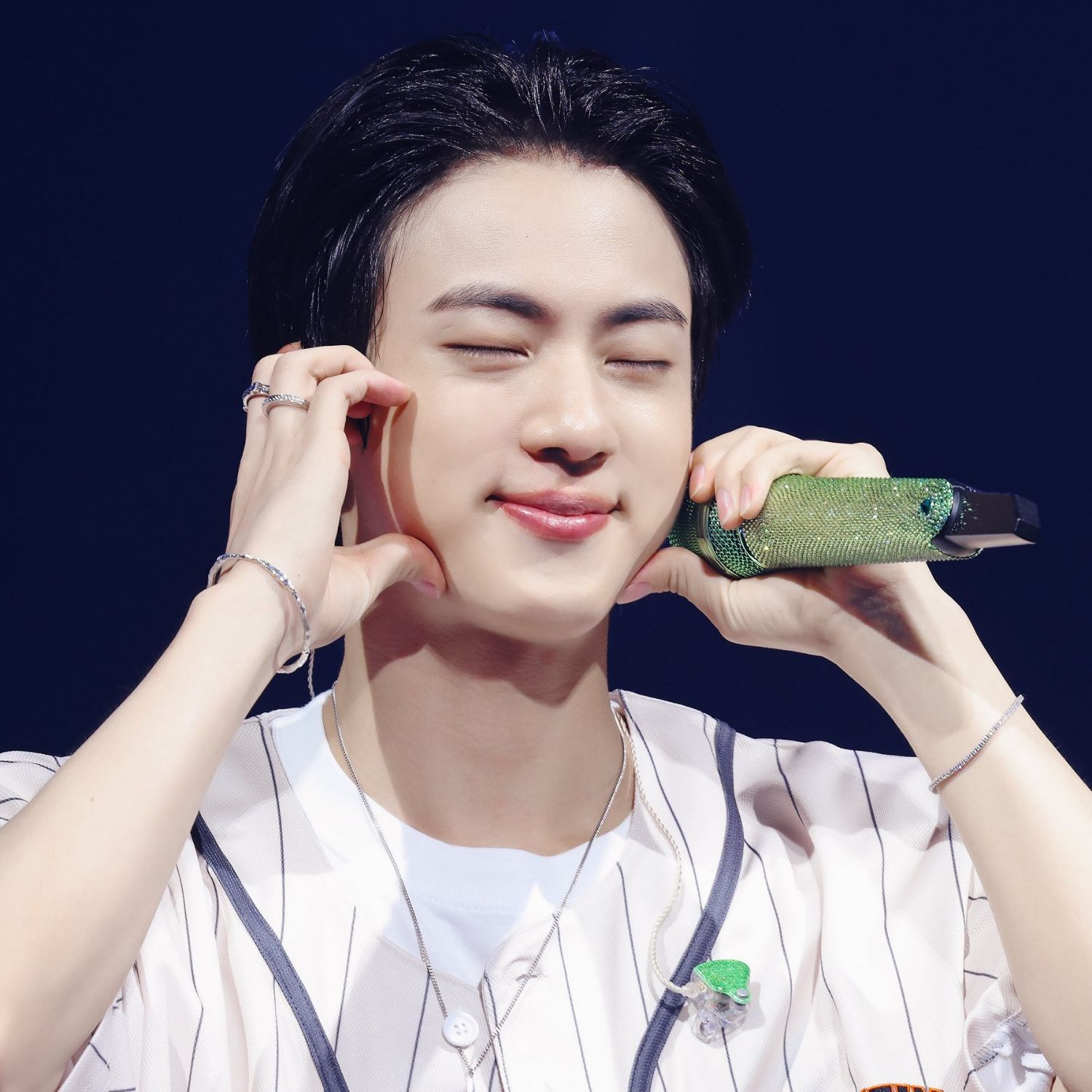 Recent activity shot of Jin (BTS)