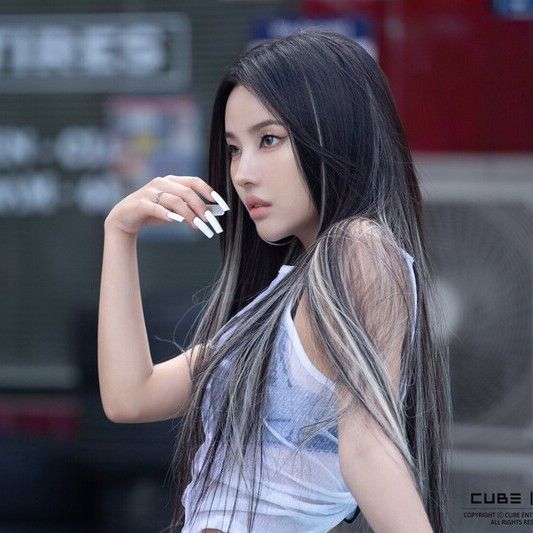Recent activity shot of Soyeon (i-dle)