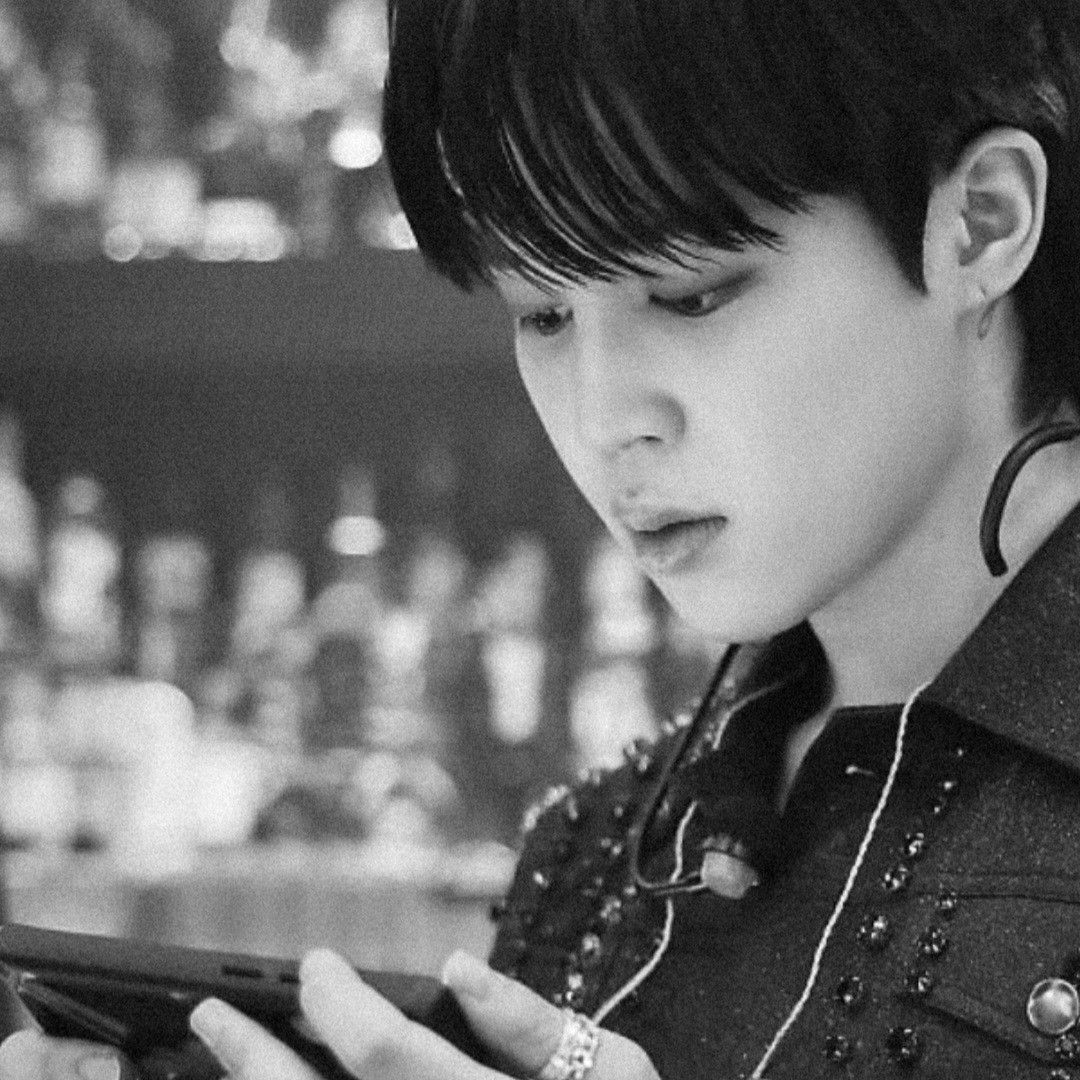 Recent activity shot of Jimin (BTS)