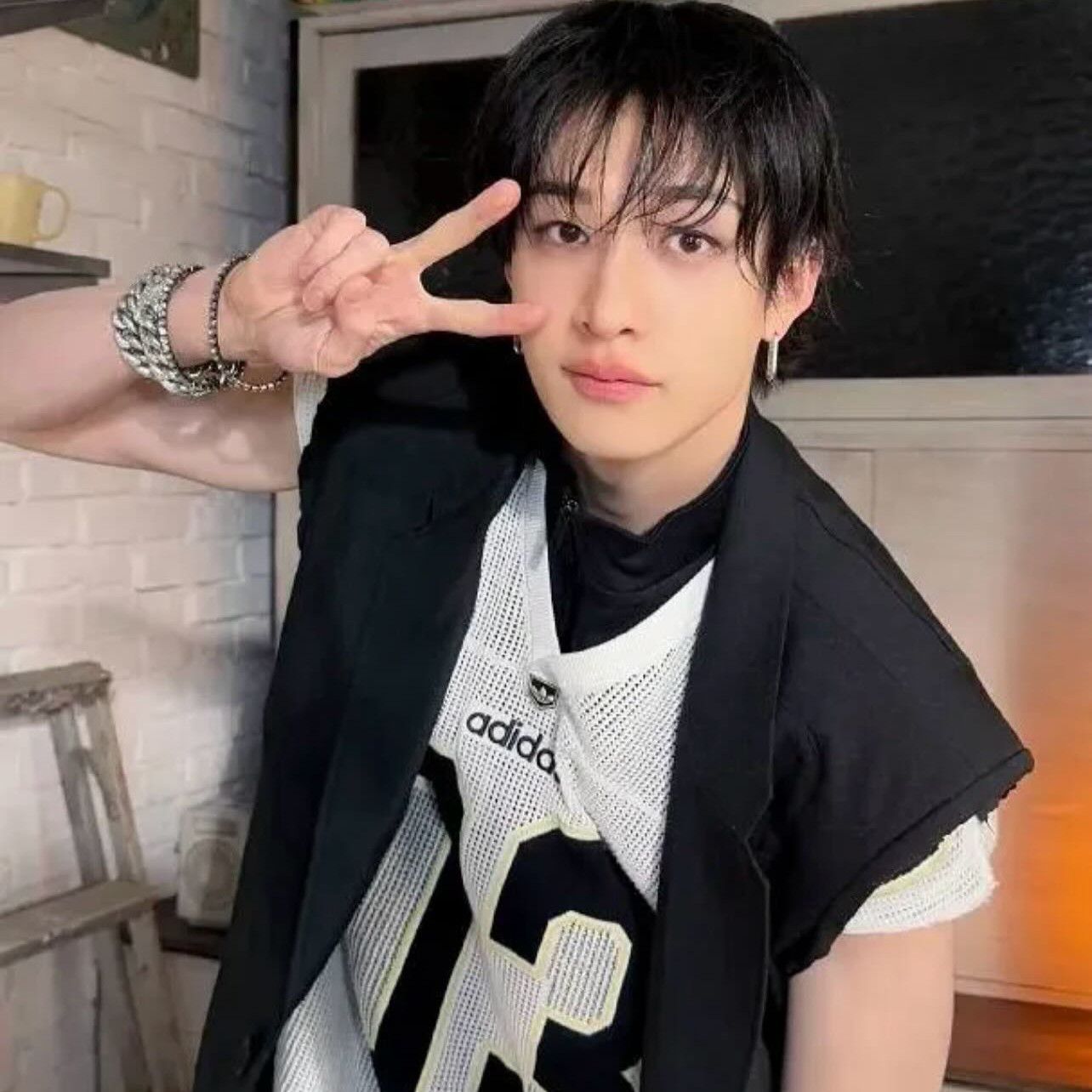 Recent activity shot of Bang Chan (Stray Kids)