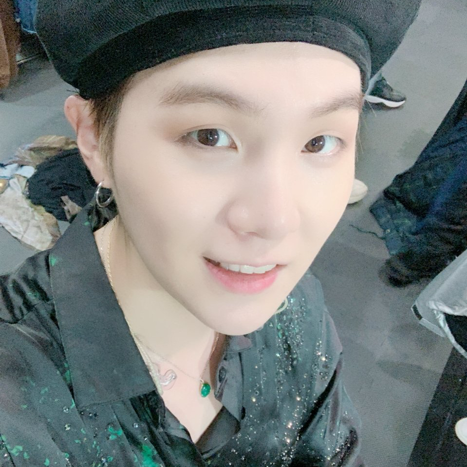 Recent activity shot of SUGA (BTS)