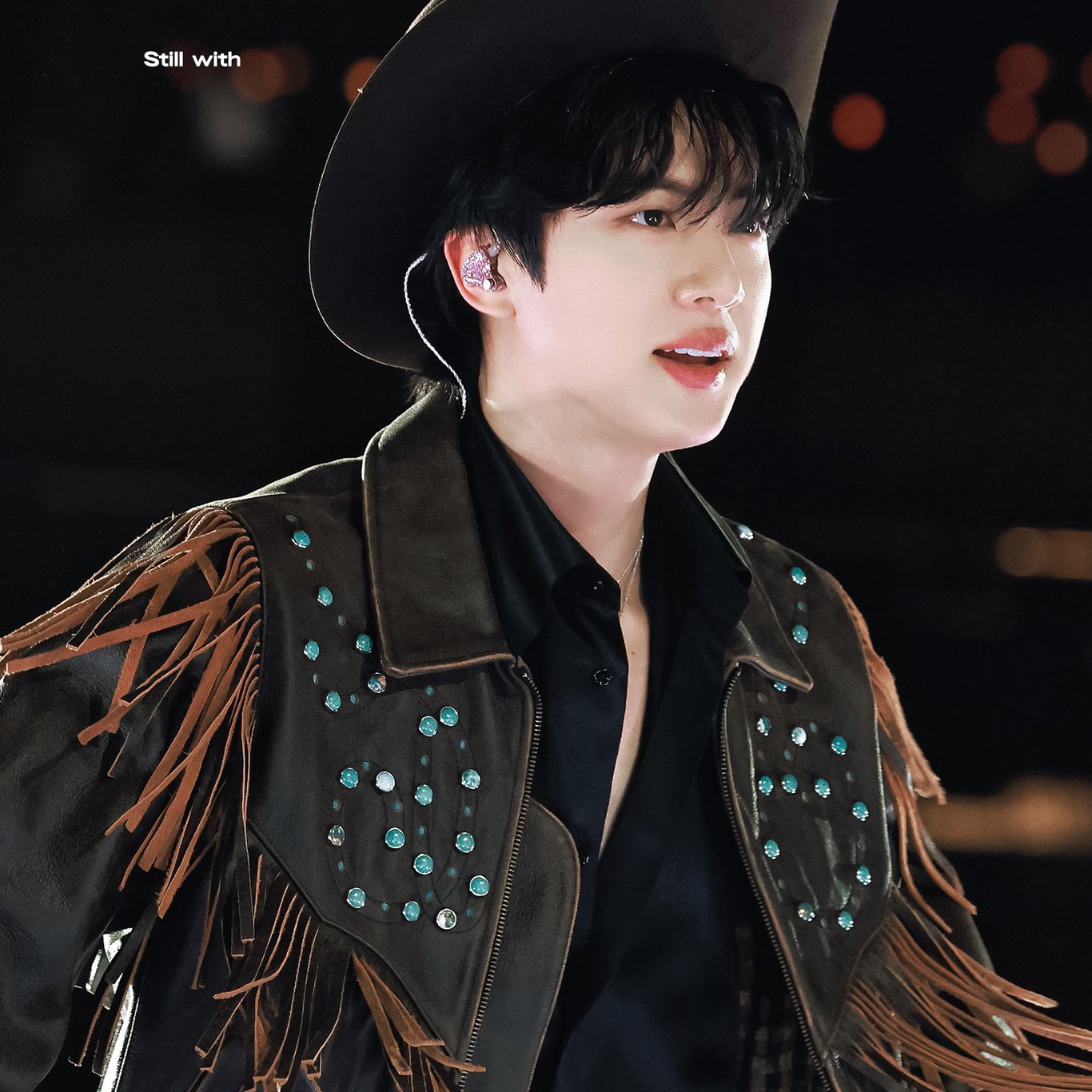 Recent activity shot of Jin (BTS)