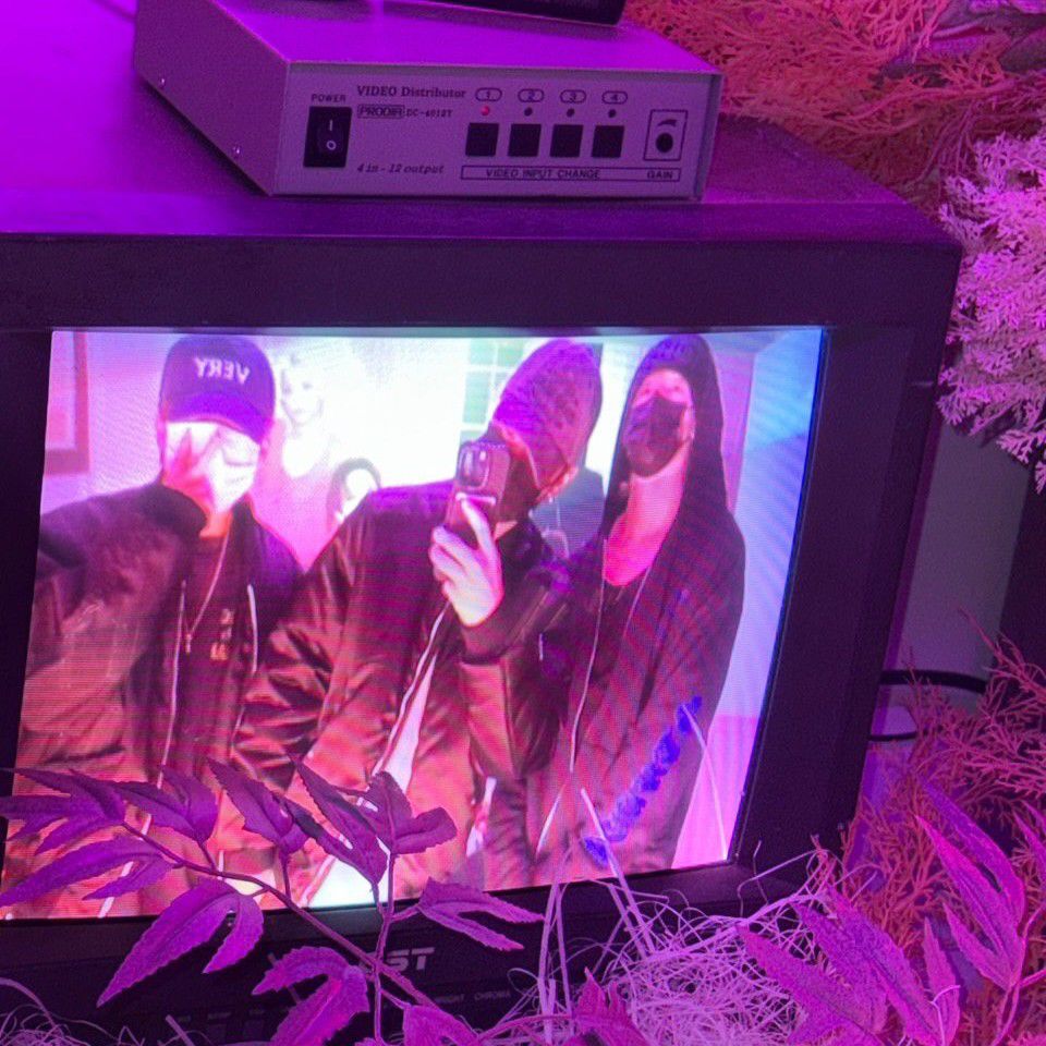 A moment captured by Stray Kids's fan