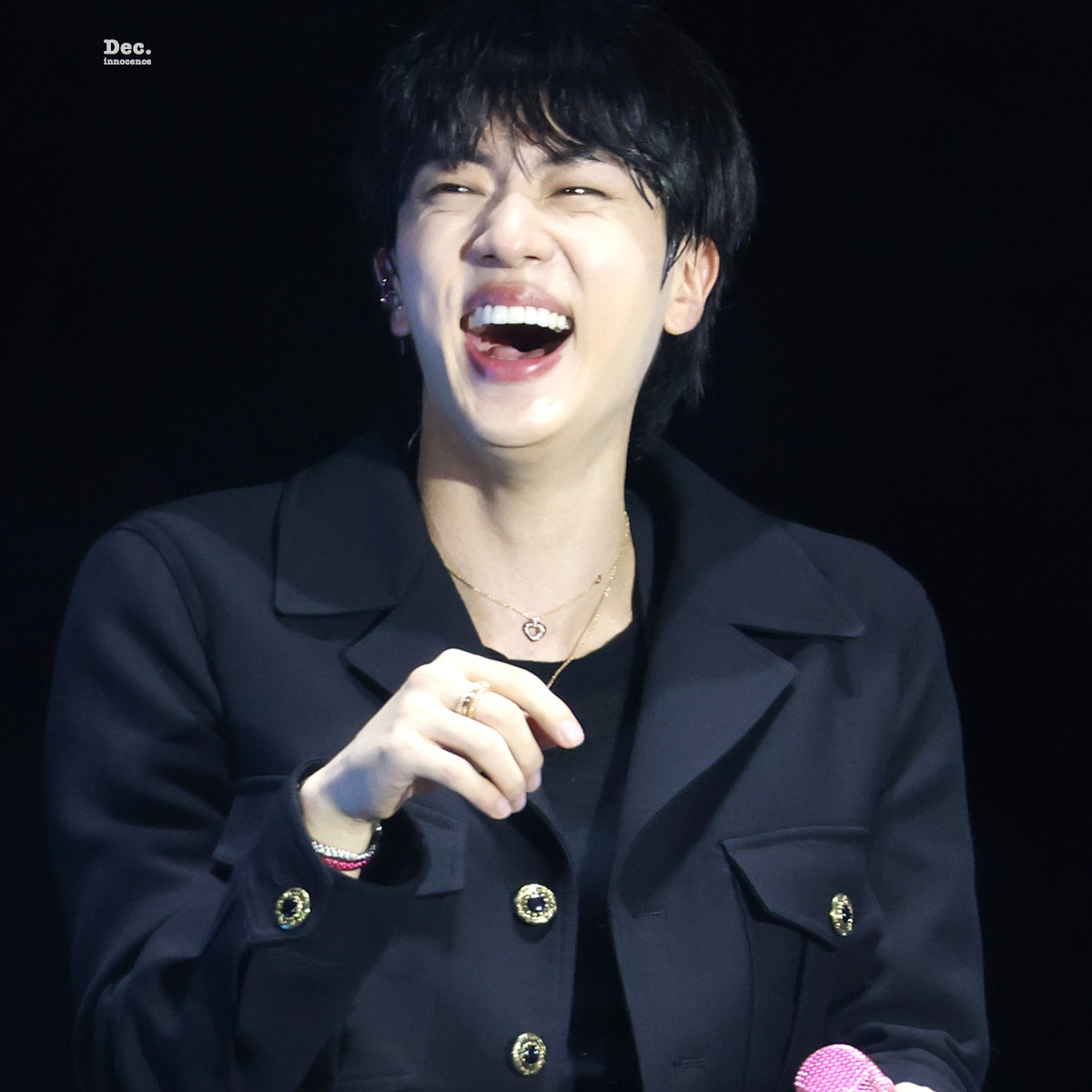 Recent activity shot of Jin (BTS)