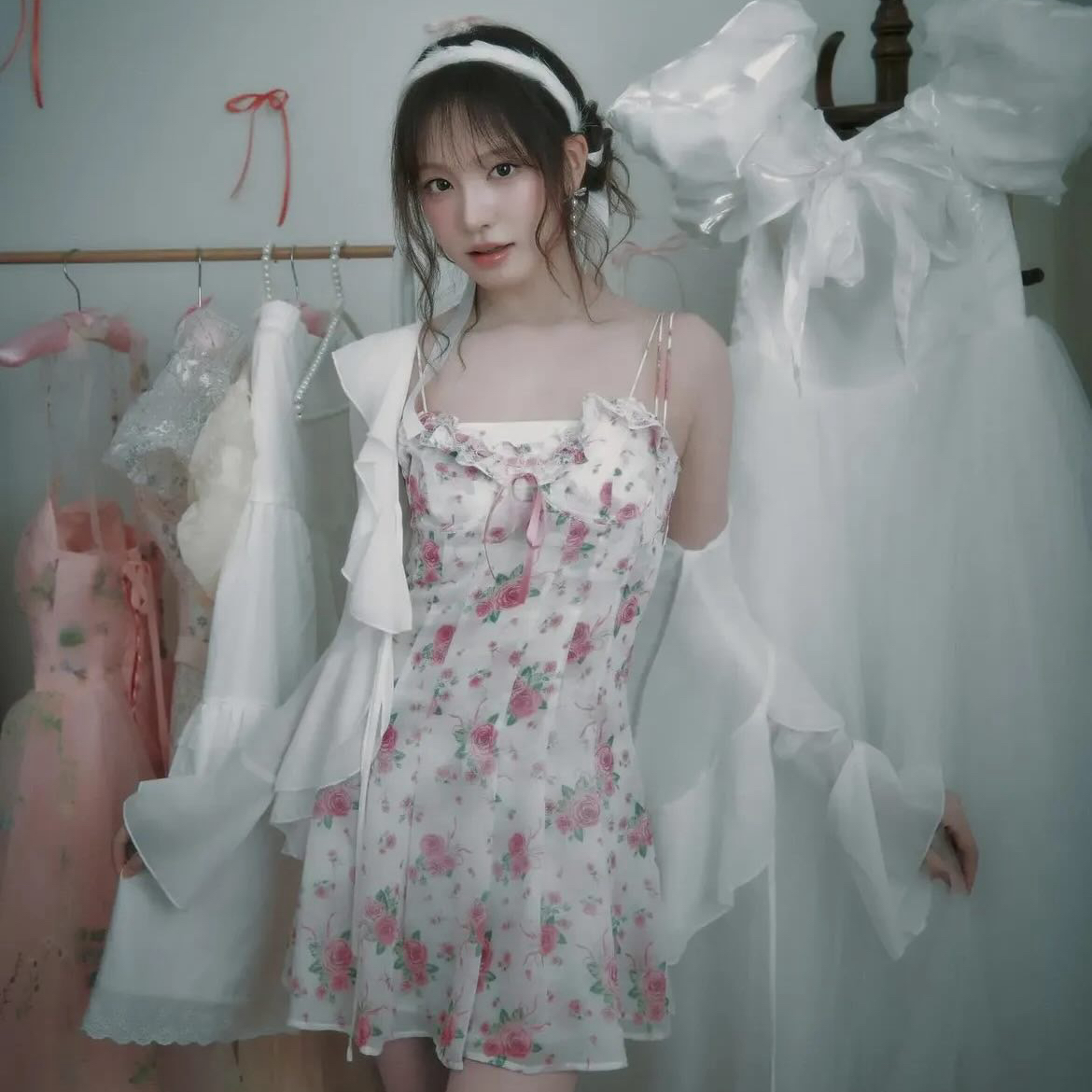 Momen yang diabadikan oleh penggemar LIZ (IVE)