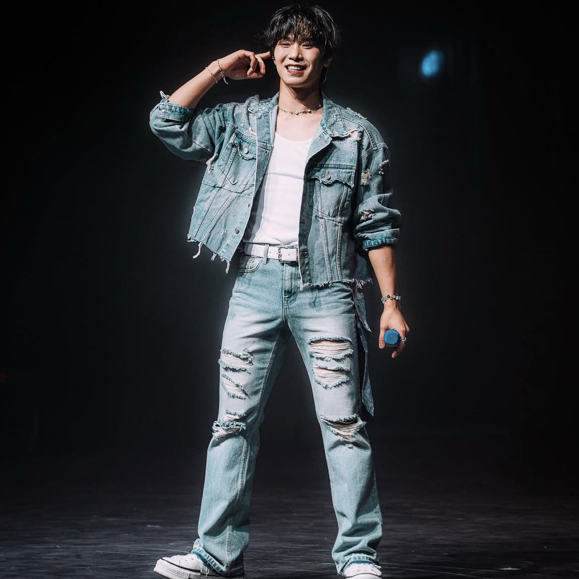 A moment captured by Rocky's fan