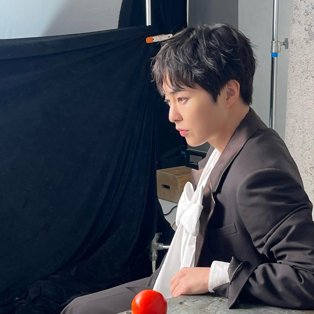 Recent activity shot of Xiumin (EXO)