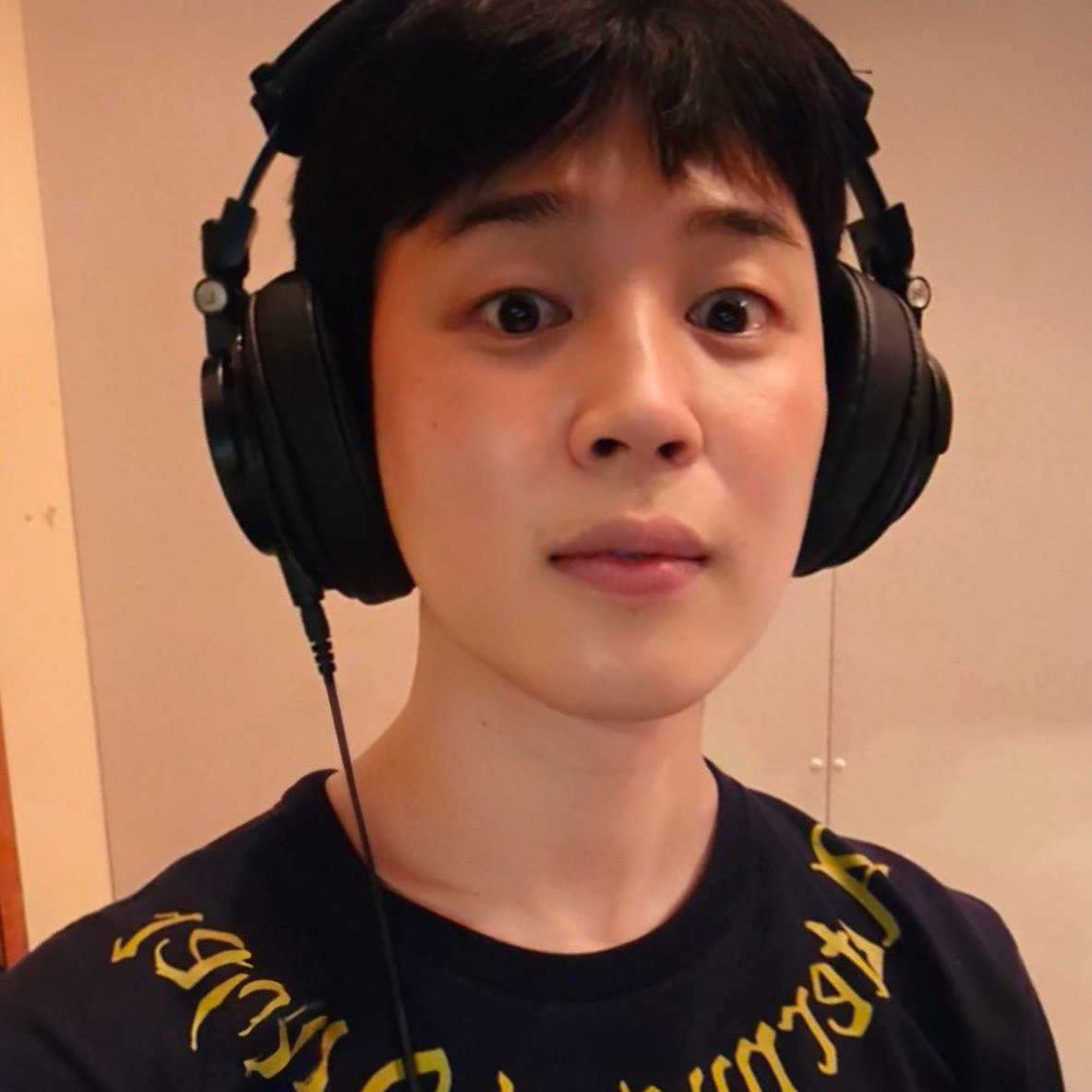 Recent activity shot of Jimin (BTS)
