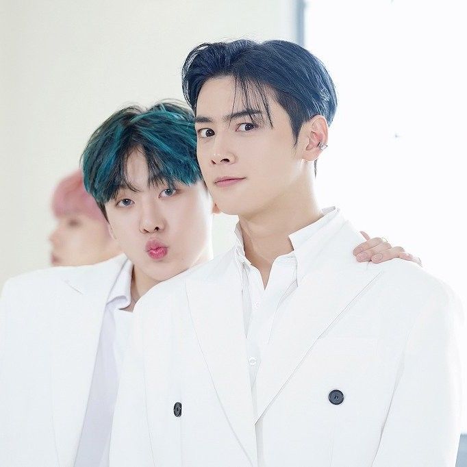 Recent activity shot of Eunwoo (ASTRO)