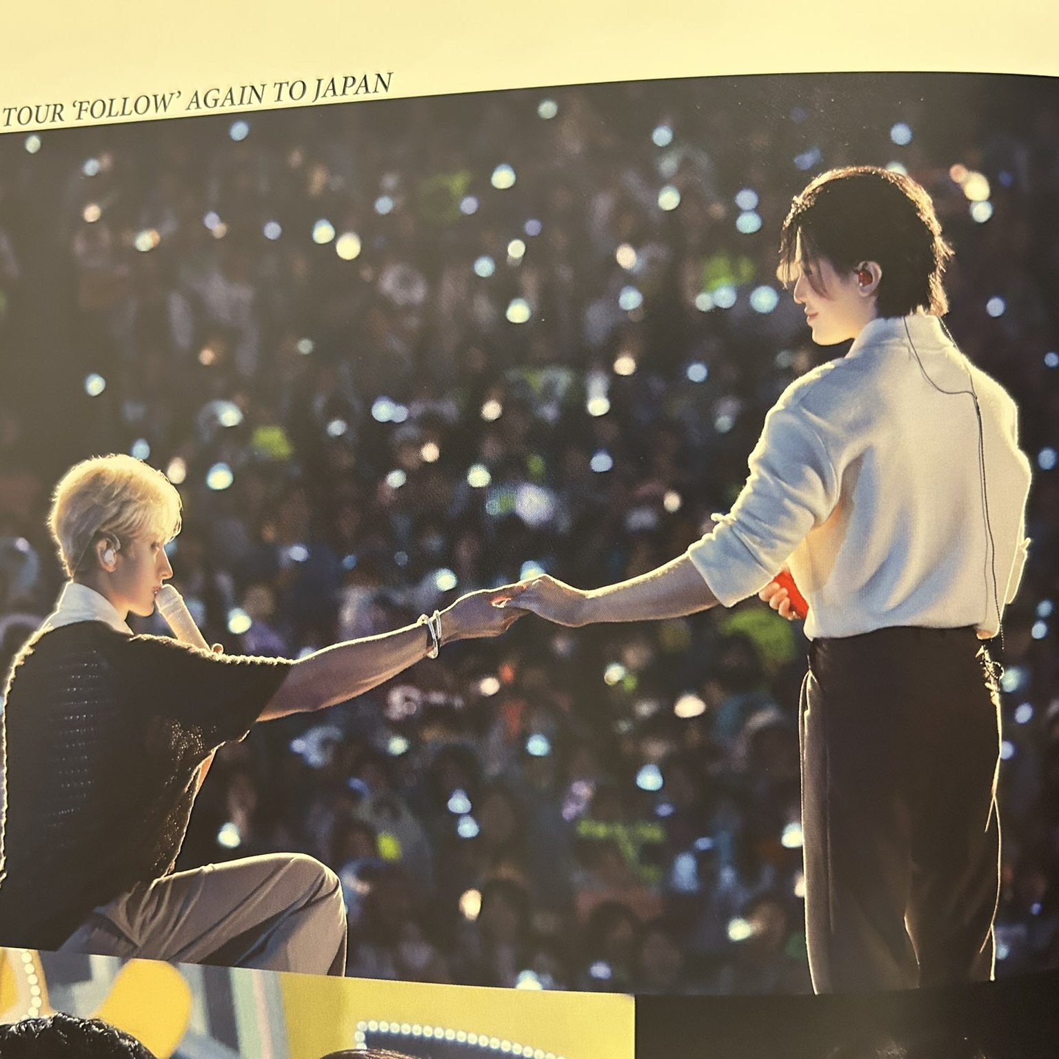 A moment captured by SEVENTEEN's fan